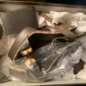 Gucci military heels